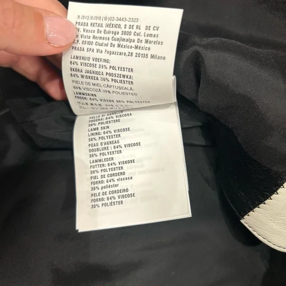 Miu Miu Multicolor Patchwork Leather Mini Skirt lamb leather midi short Italy - Picture 10 of 10